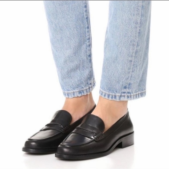 madewell black loafers